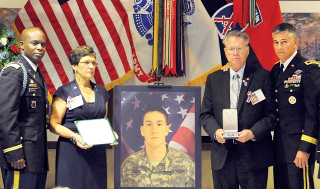 Parents of fallen Fort Drum warrior receive Silver Star on son's behalf 