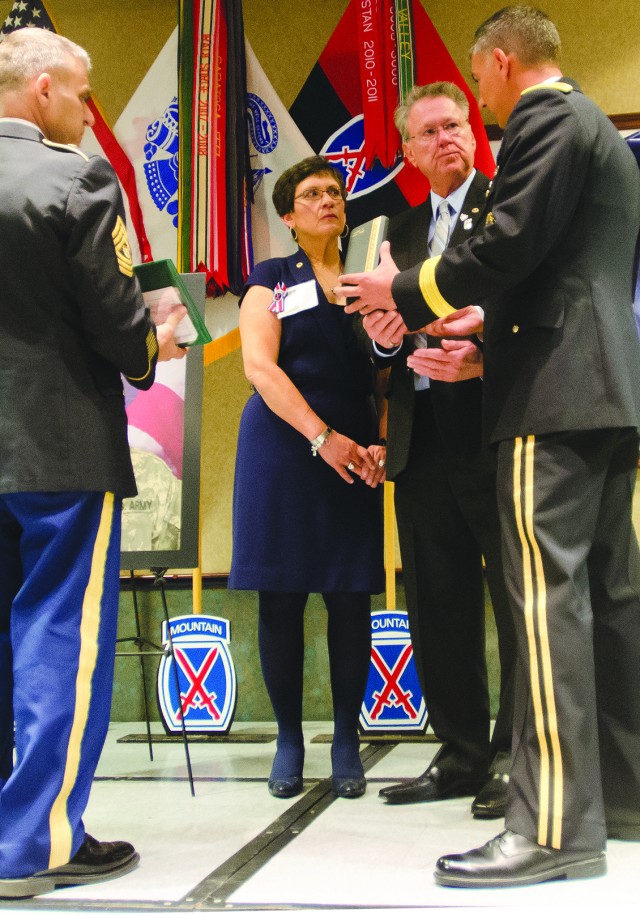 Parents of fallen Fort Drum warrior receive Silver Star on son's behalf 