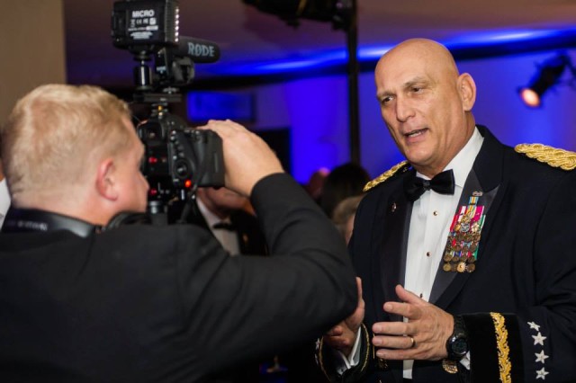 Servicemembers honored at USO Gala, Sgt. Craig D. Warfle recognized as USO Soldier of the Year.