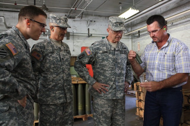General praises ammunition plant safety record