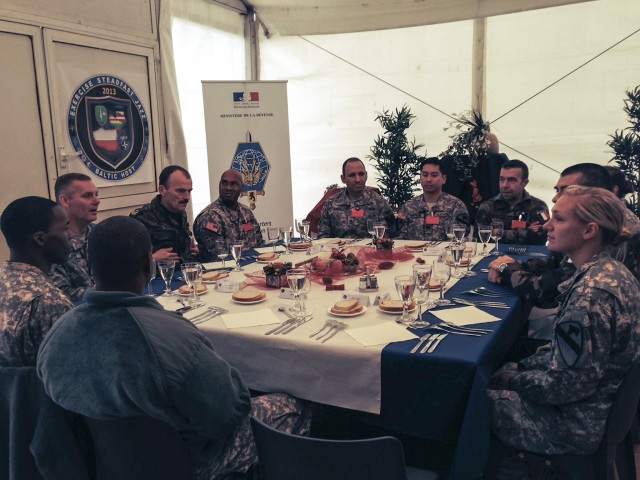 Ironhorse Soldiers participate in Steadfast Jazz 2013