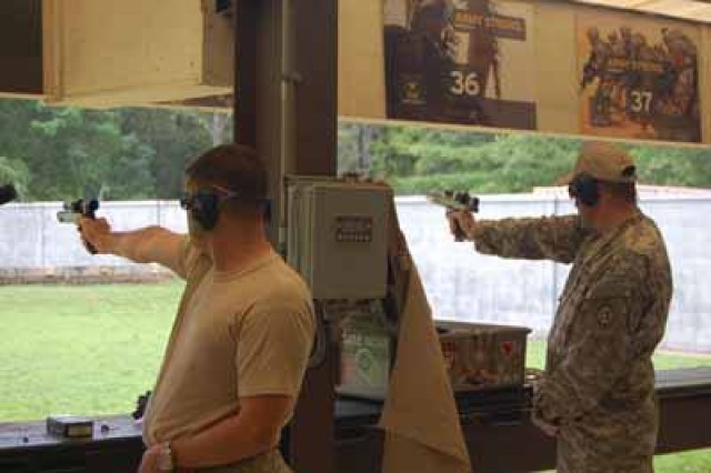 9th MSC infantry Soldiers shoot for the sky