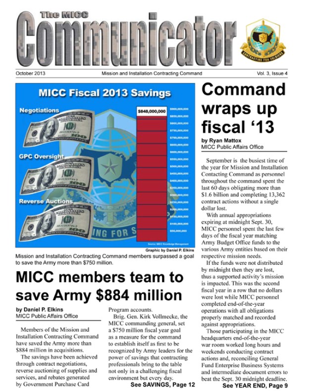 October 2013 MICC Communicator