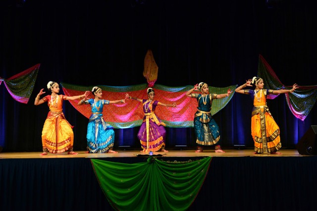 Dance performance at Diwali 2013