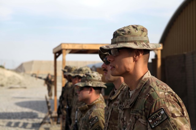 ISAF Joint Command Leader Recognizes Task Force Patriot Soldiers