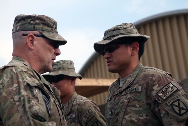 ISAF Joint Command Leader Recognizes Task Force Patriot Soldiers