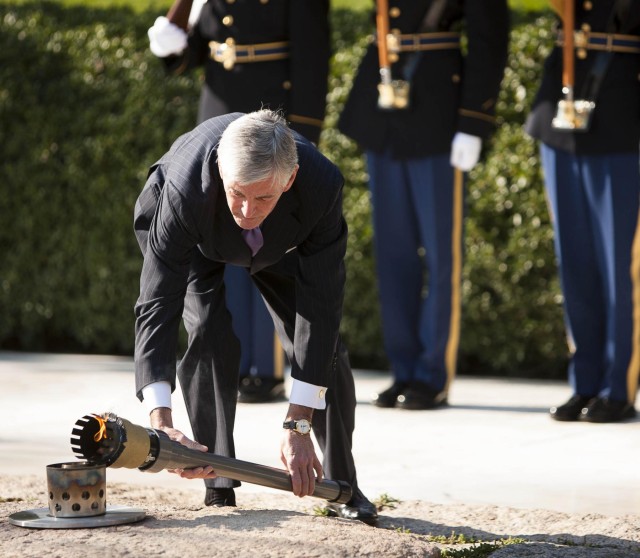 JFK flame transfer starts month of remembrance