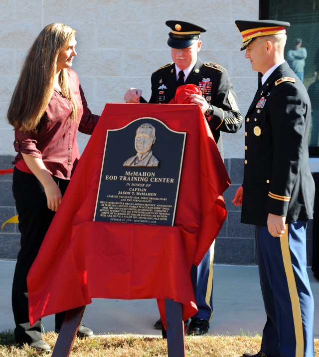 Fort A.P. Hill Explosive Ordnance Disposal Training Center honors a fallen hero