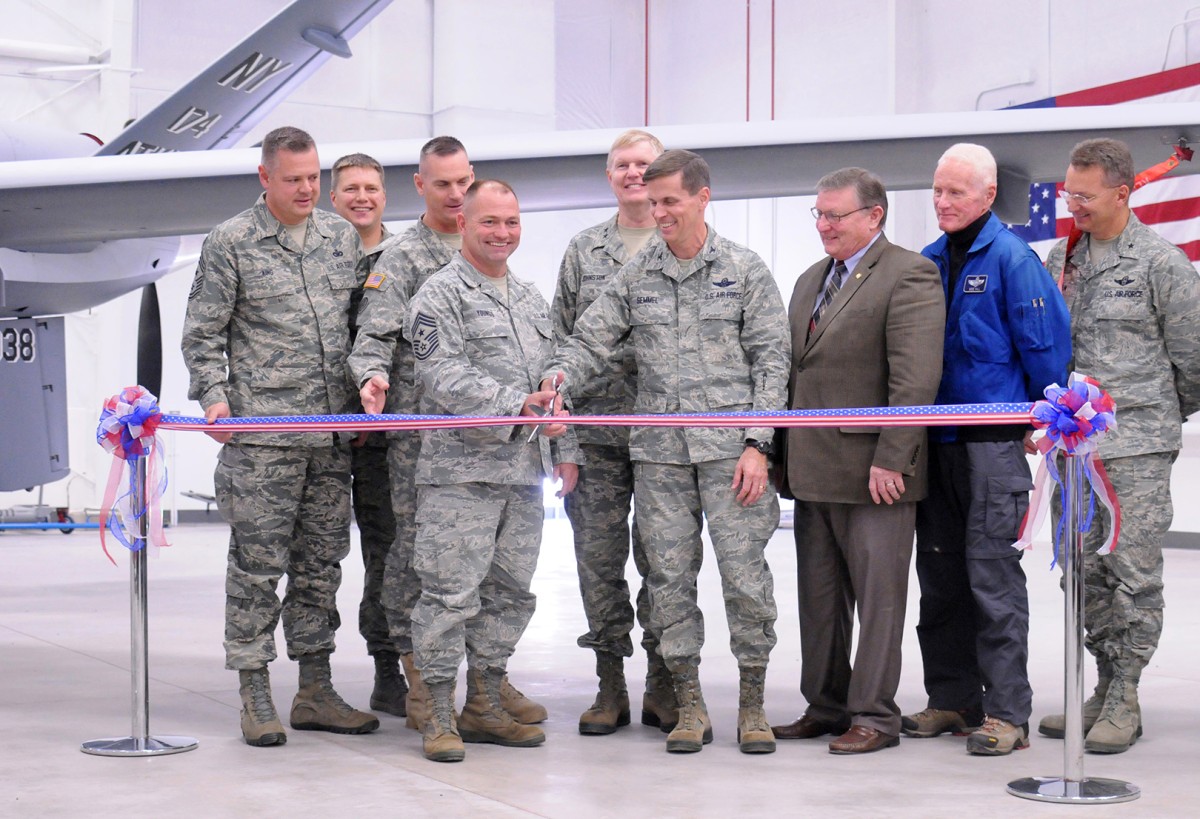 New York Air National Guard dedicates MQ-9 hangar at Fort Drum ...