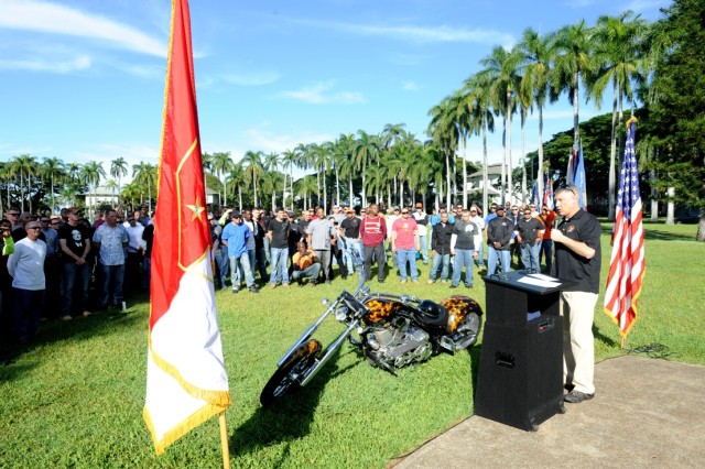 SMA talks vetarans support during Hawaii visit