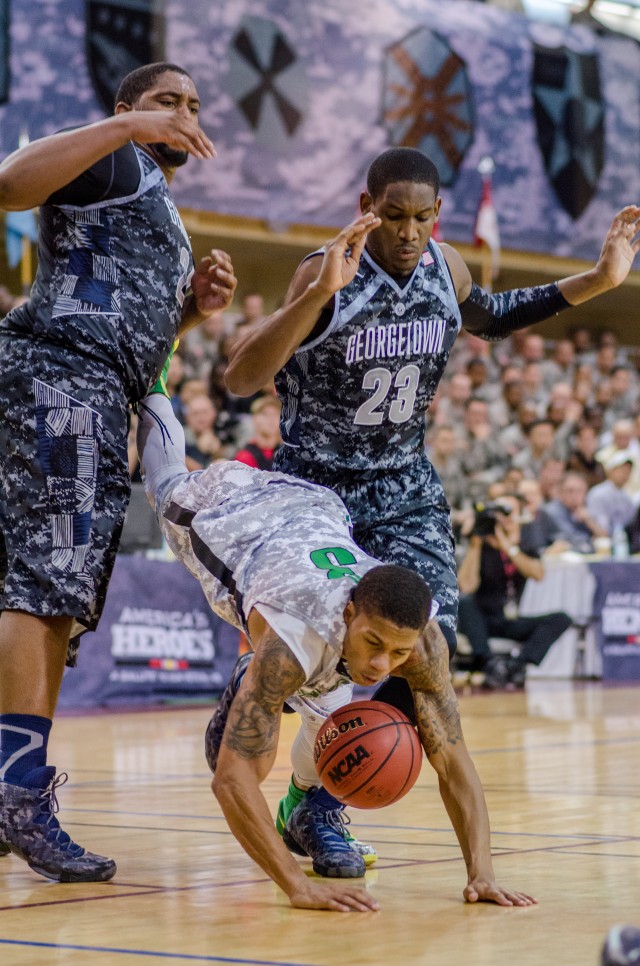 Ducks top Hoyas in Armed Forces Classic at Camp Humphreys