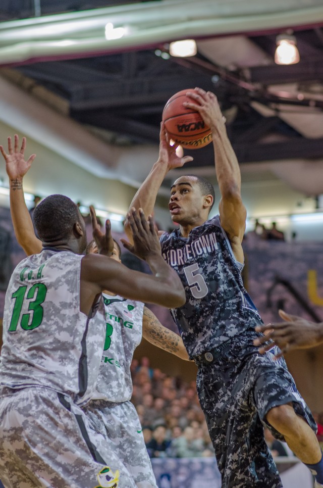 Ducks top Hoyas in Armed Forces Classic at Camp Humphreys