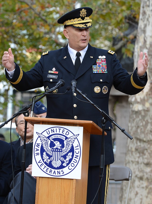 Army Chief of staff speaking