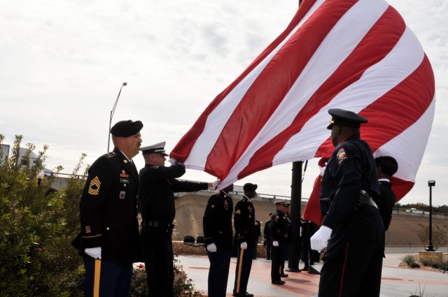Providers participate in Patriot Plaza rededication, receive surprise gift