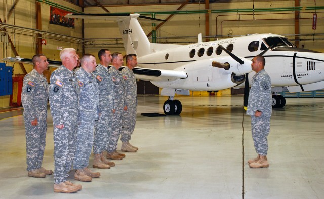 Soldiers assigned to the New York Army National Guard's Detachment 20, Operation Support Airlift Agency