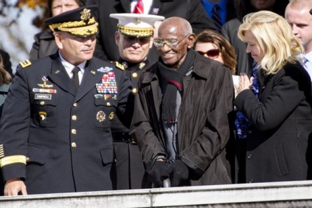 Army, nation honor 107-year-old veteran