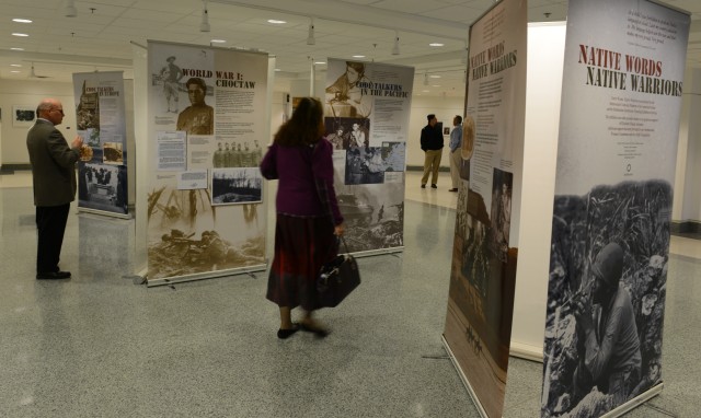 American Indians display in Pentagon
