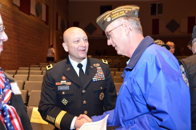 Strafford High School Veterans' Day ceremony