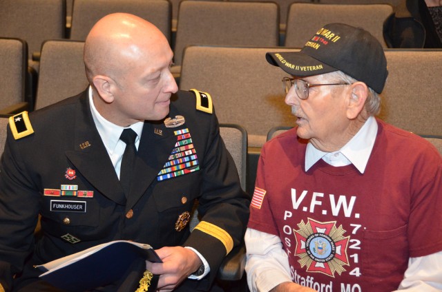 Strafford High School Veterans' Day ceremony