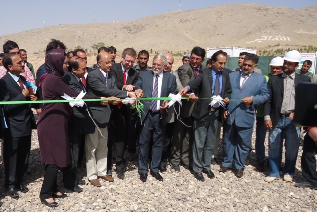 Herat University dormitory ribbon cut at groundbreaking ceremony