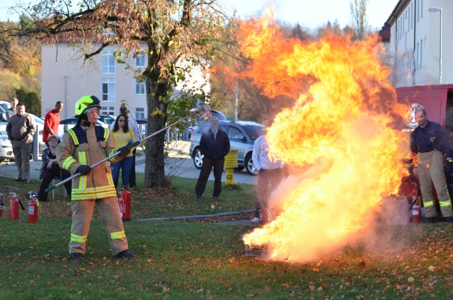 Grease fire demonstration