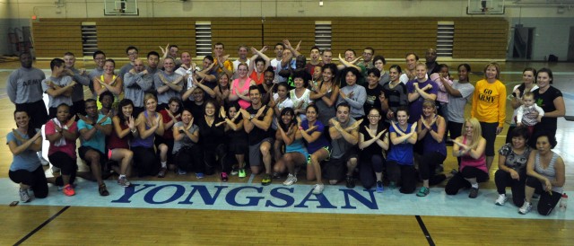Fitness guru trains 'Yongsan Strong'