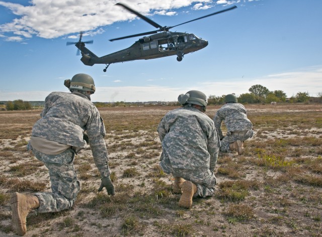 Air Assault School students get tested in sling load operations