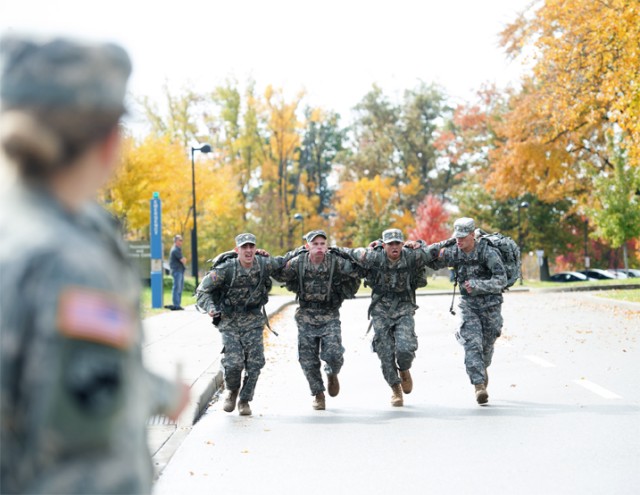Rose-Hulman Army ROTC Cadet breaks female time record at USI's annual Norwegian Foot March