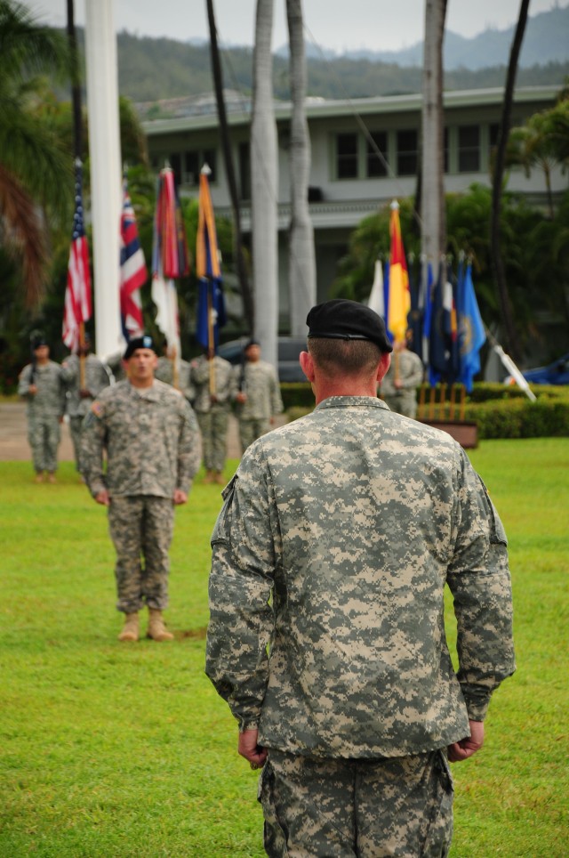 Ulsys welcomed to USARPAC with Flying V Ceremony