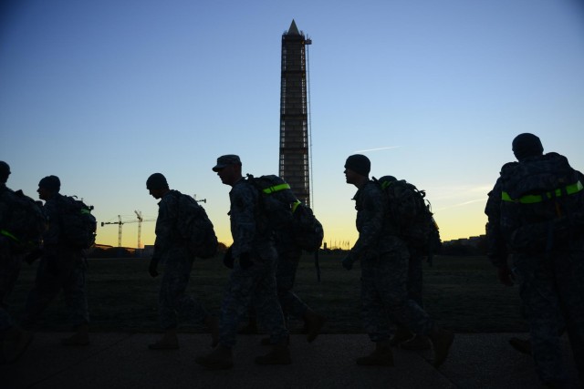 Soldiers ruck to fill shelves and hearts