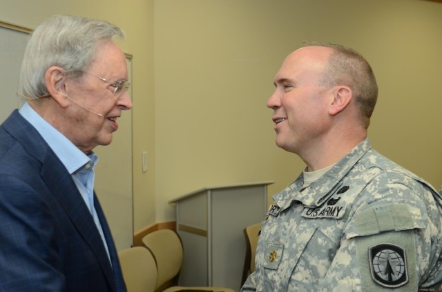 Dr. Stanley thanks chaplains for service