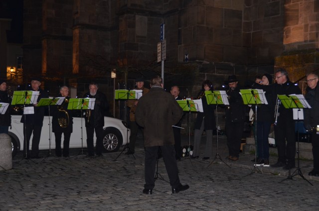 The band for the Volkstrauertag ceremony