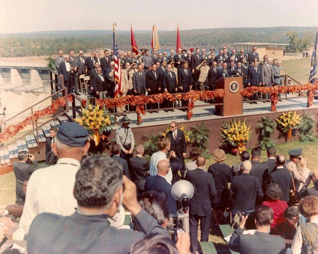 From jubilation to sorrow...President Kennedy's historic celebration at Greers Ferry Dam followed by tragedy in Dallas