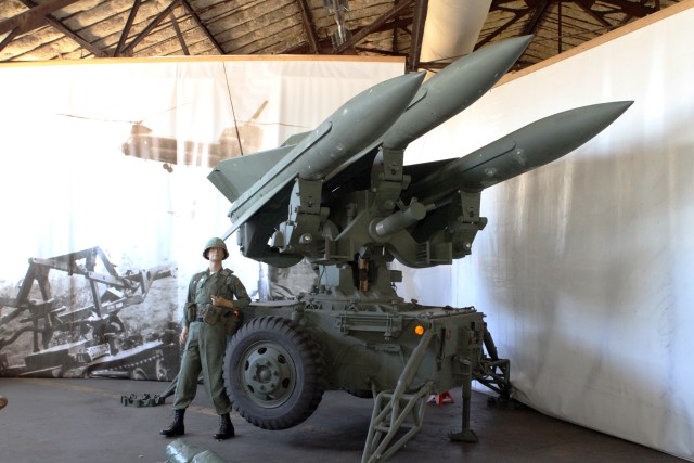 MIM-23 HAWK surface-to-air missiles 