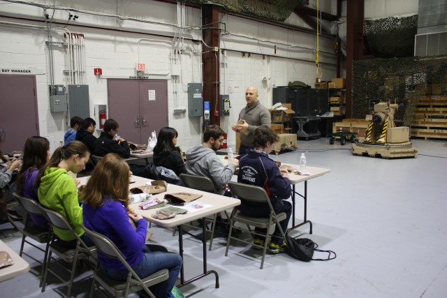 North Warren Regional High School Students pay a visit to Picatinny to learn STEM