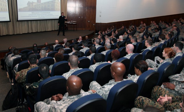 CAC commander views training, talks doctrine