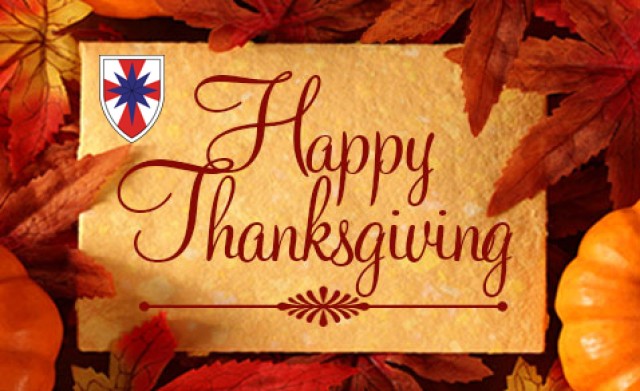 MG Lyon's Thanksgiving Day message
