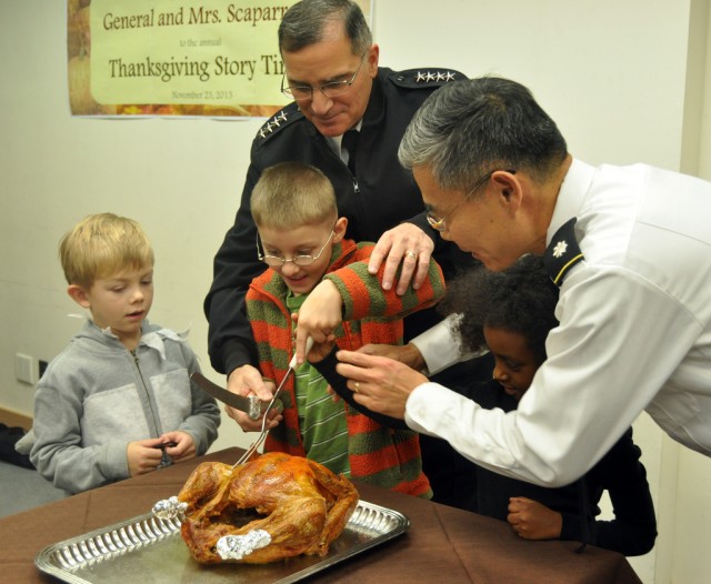 Thanksgiving Story Time with the General