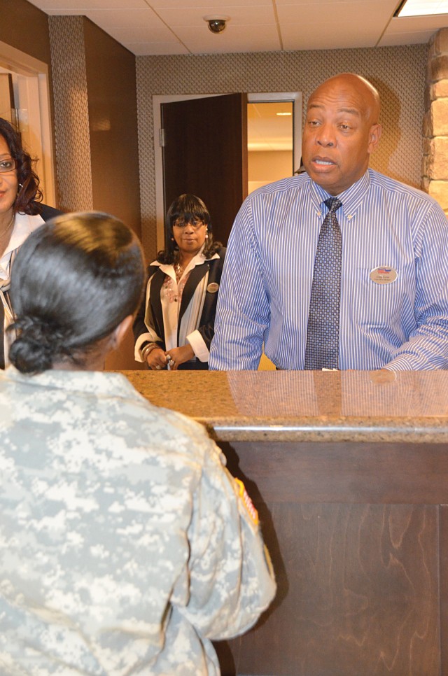 Lodging front desk service