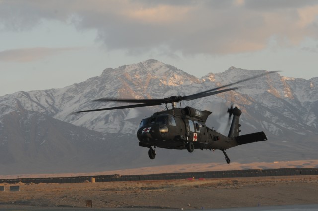 Mountain DUSTOFF on approach