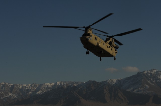 Chinook on approach