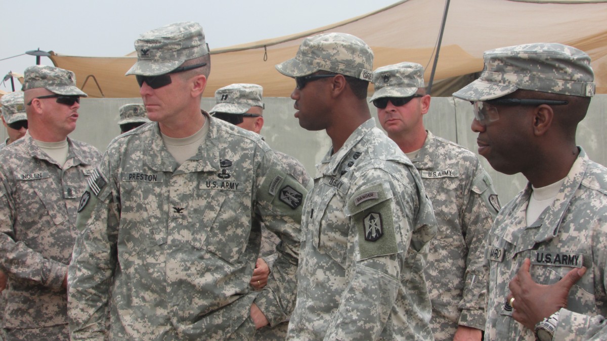 214th FiB leaders visit deployed Soldiers | Article | The United States ...