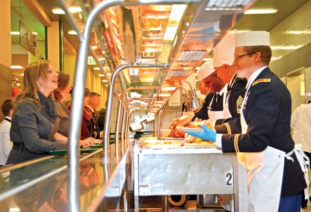 Behind the scenes on Thanksgiving: Celebrating the hardworking dining facility staff