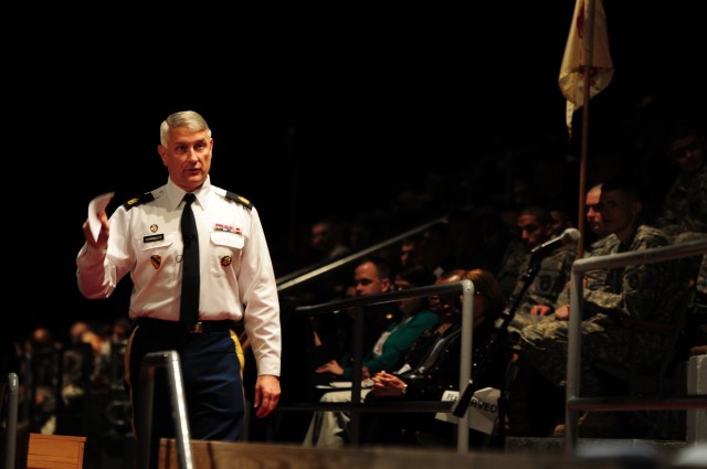 SMA talks, policy, Army future with Old Guard