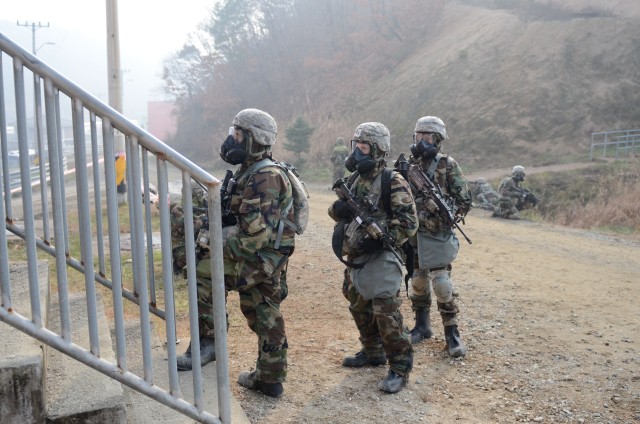 'Iron Soldiers' support South Korean combined training exercise