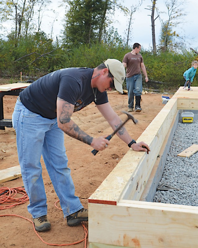 NCO helps build home for Gold Star family