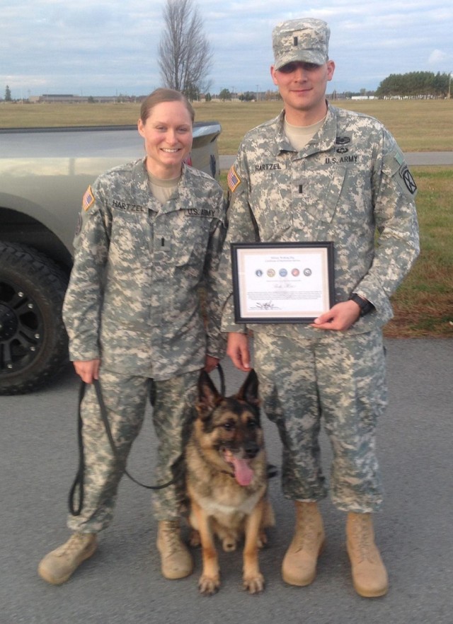 Military working dog retires at Fort Drum 