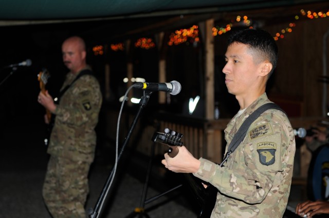 101st Band Covers Down on FOB Gamberi