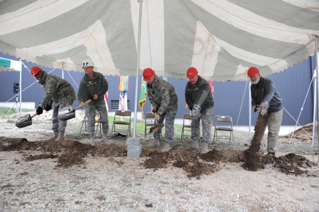 MPs break ground for new regimental room at museum complex
