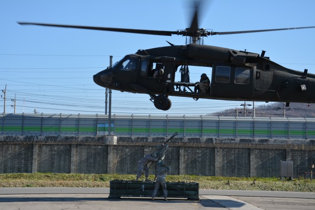 Fires support battalion learns resupply through the sky